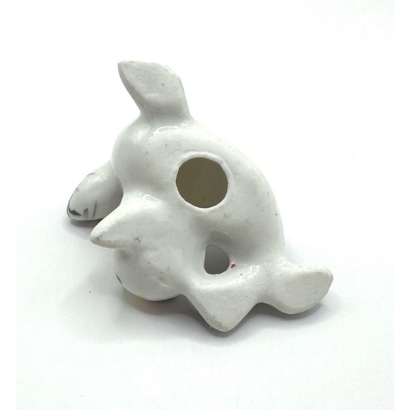 Vintage Seal Figurine Sits by Ball Porcelain Sea Lion Ceramic Animal Miniature - Picture 4 of 6